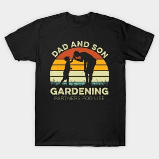 Father And Son Gardening Partners For Life Matching Family T-Shirt